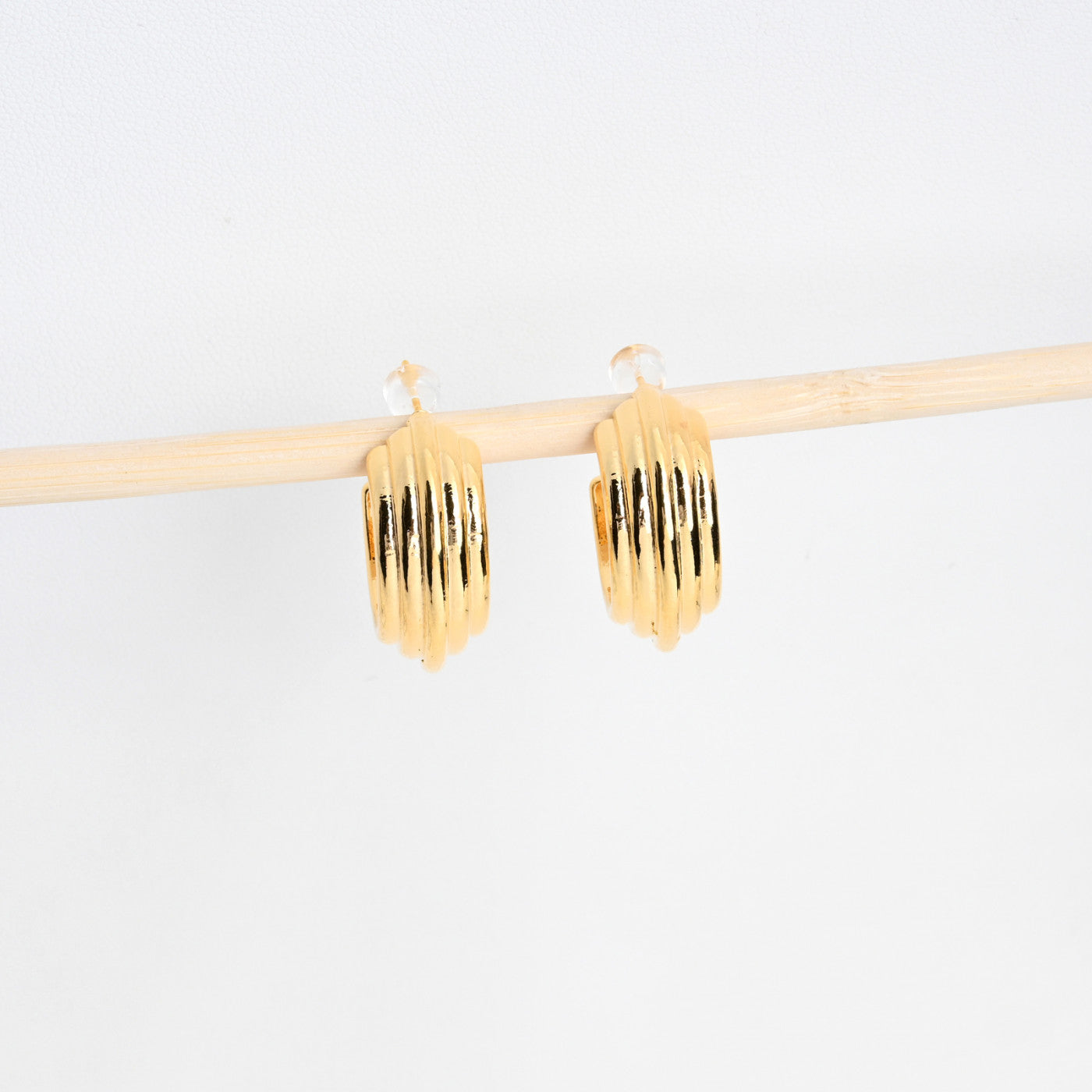 Argolas Grossas com Textura | Semijoia