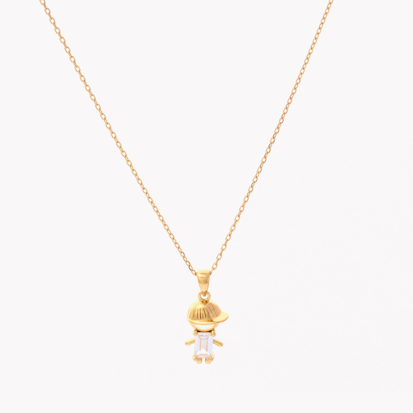 Colar Filho Menino com Zircônia | Semijoias