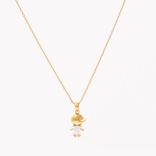 Colar Filho Menino com Zircônia | Semijoias